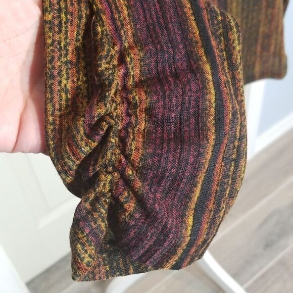 Passport, MutliColored L/S Blouse, NWT, Size M - Picture 4 of 8